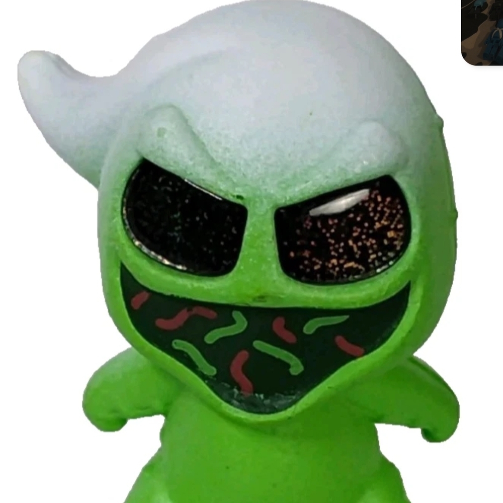 Disney Green and White Reptile Figure